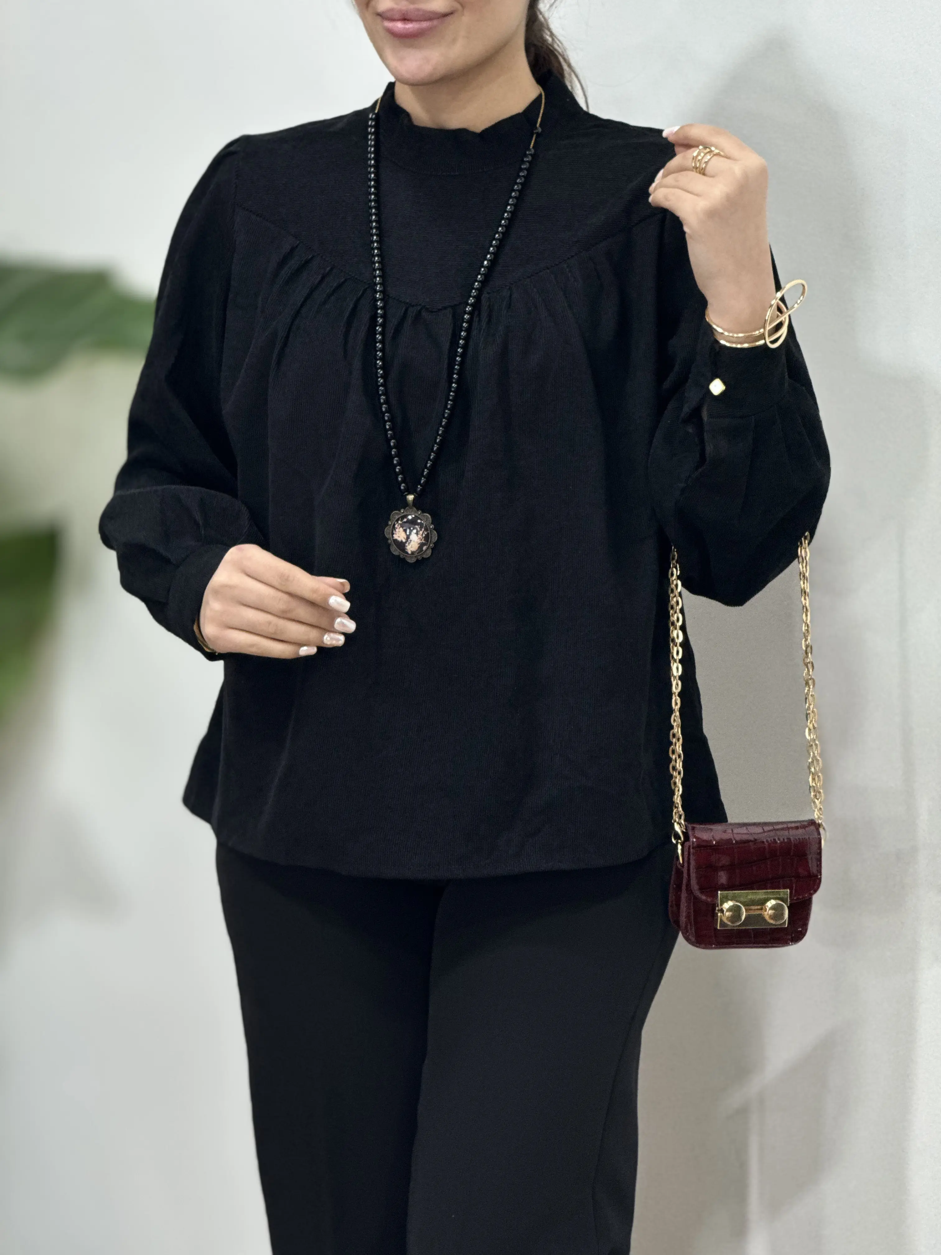 تونیک مخمل کبریتی (4805)